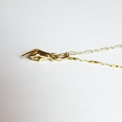 Collection of 10K - 14K Yellow Gold Middle Finger Pendant - Inchoo Bijoux in a gallery layout