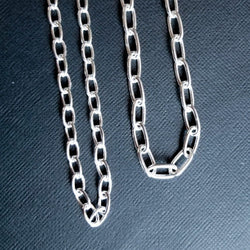 Collection of Massive Sterling Silver 5mm Cable Chain - Inchoo Bijoux in a gallery layout