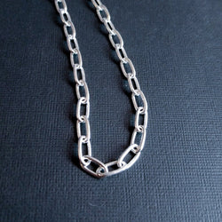 Collection of Massive Sterling Silver 6mm Cable Chain - Inchoo Bijoux in a gallery layout