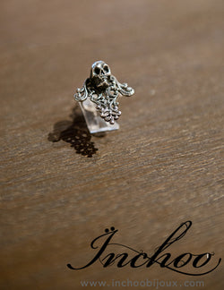 Collection of Silver Skull & Lace Cross Ring-Ring-Inchoo Bijoux-Inchoo Bijoux in a gallery layout