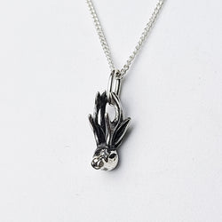 Collection of Silver Jackalope Pendant in a gallery layout