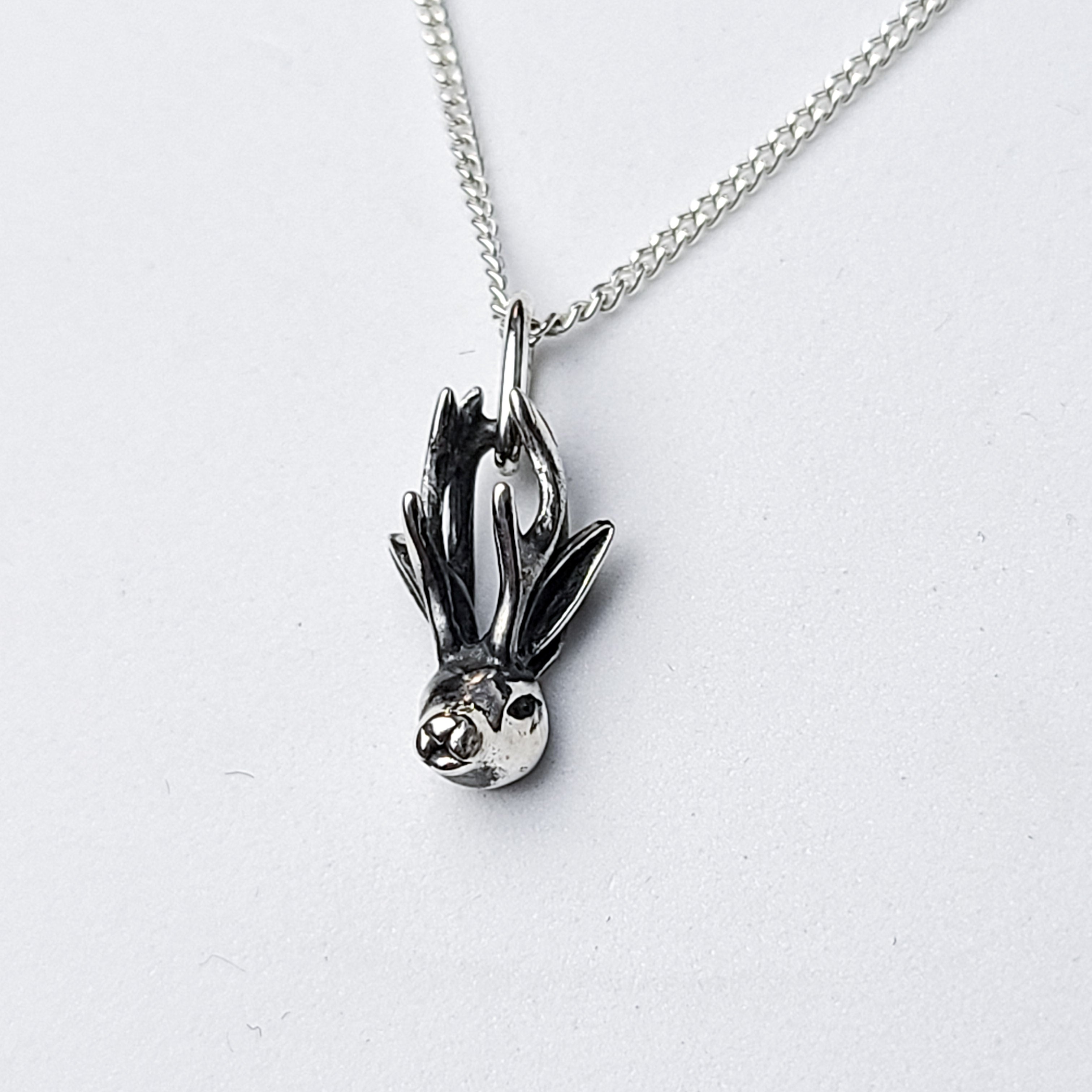 Collection of Silver Jackalope Pendant in a gallery layout