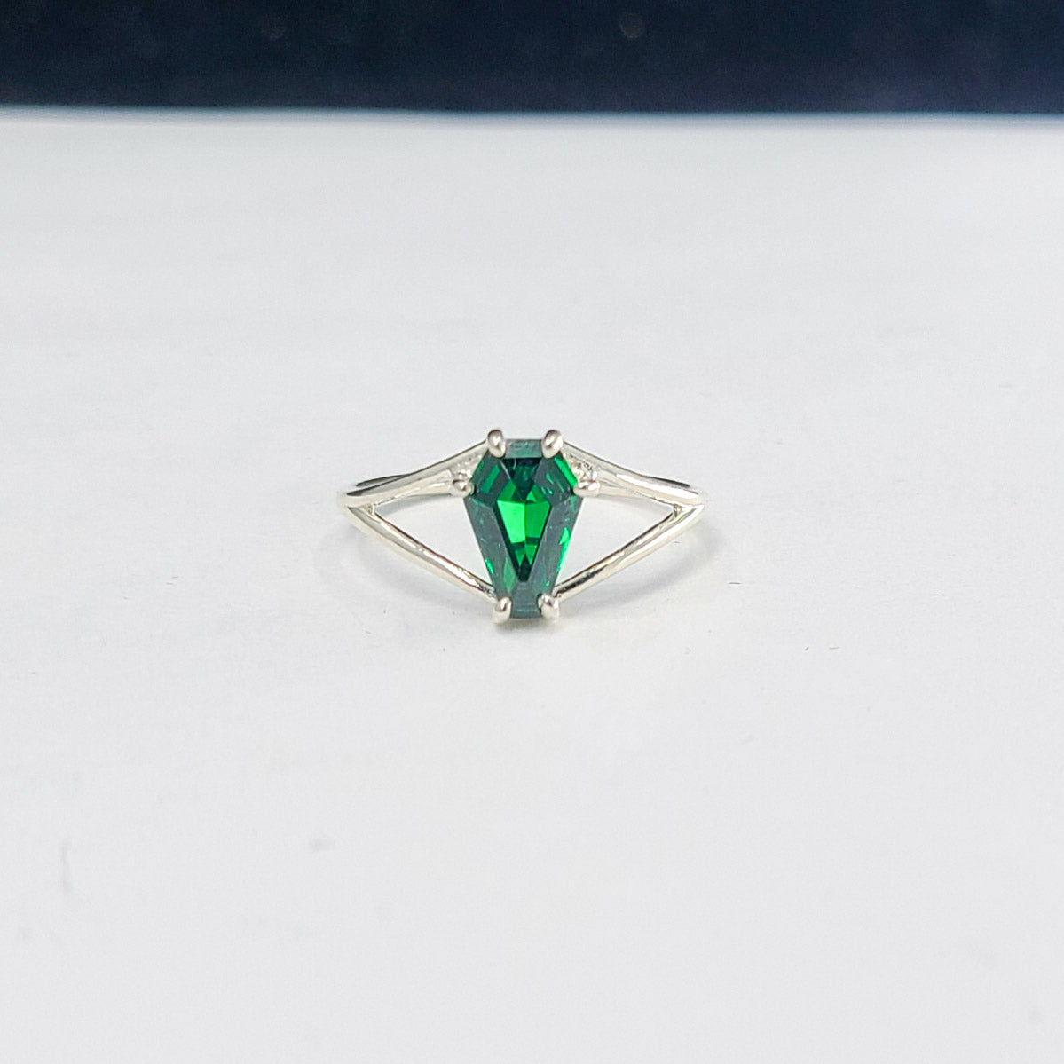 Collection of Cute Absinthe Green Coffin Ring 6x9 in a gallery layout