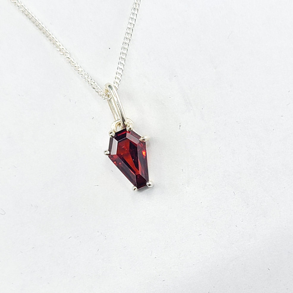 Collection of Blood Red Coffin Pendant 6x9 in a gallery layout