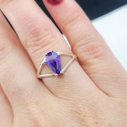 Collection of Cute Magical Purple Coffin Ring 6x9 in a gallery layout