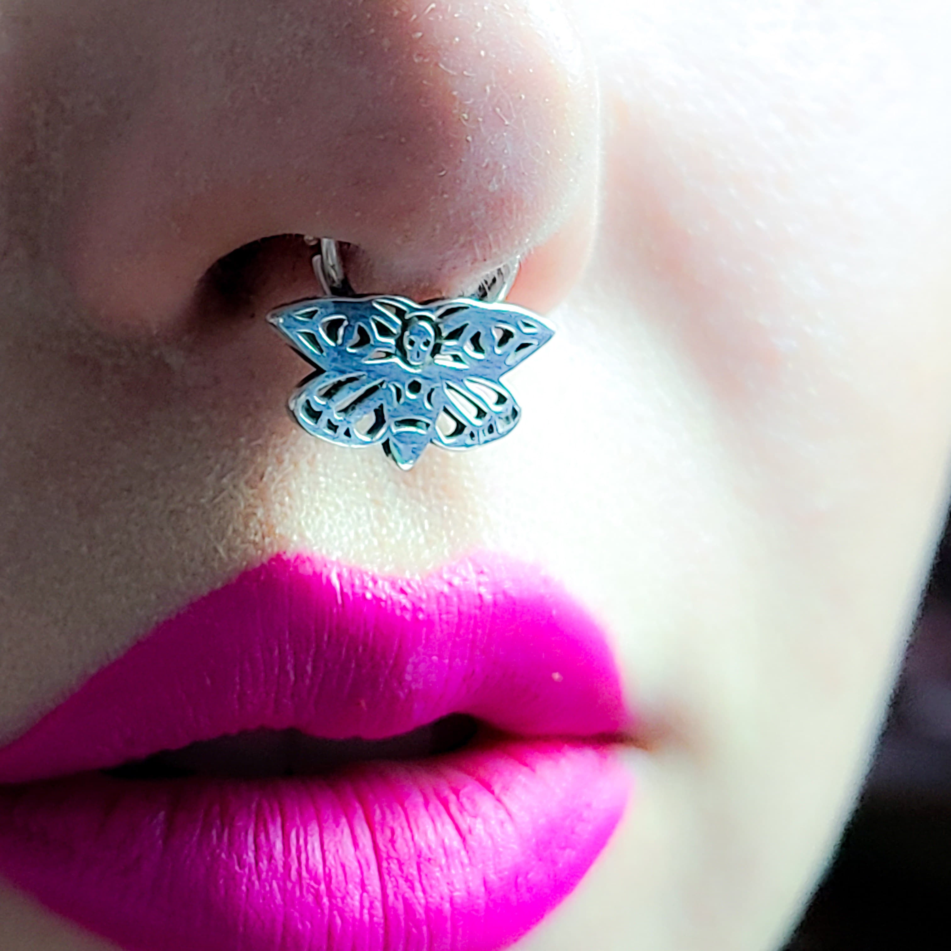 Collection of Death Moth Septum-Septum-Inchoo Bijoux-Inchoo Bijoux in a gallery layout