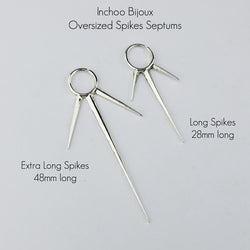 Collection of Long Spike Septum Piercing in a gallery layout