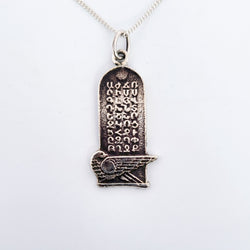 Collection of Silver Armenian Alphabet Tomb Pendant in a gallery layout