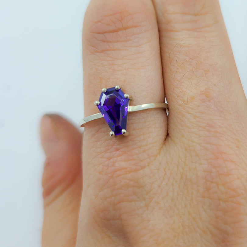 Collection of Spooky Magic Purple Coffin Ring (6x9) in a gallery layout