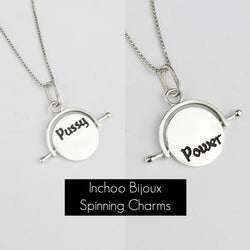 Collection of Pussy Power Spinning Charm - Inchoo Bijoux in a gallery layout