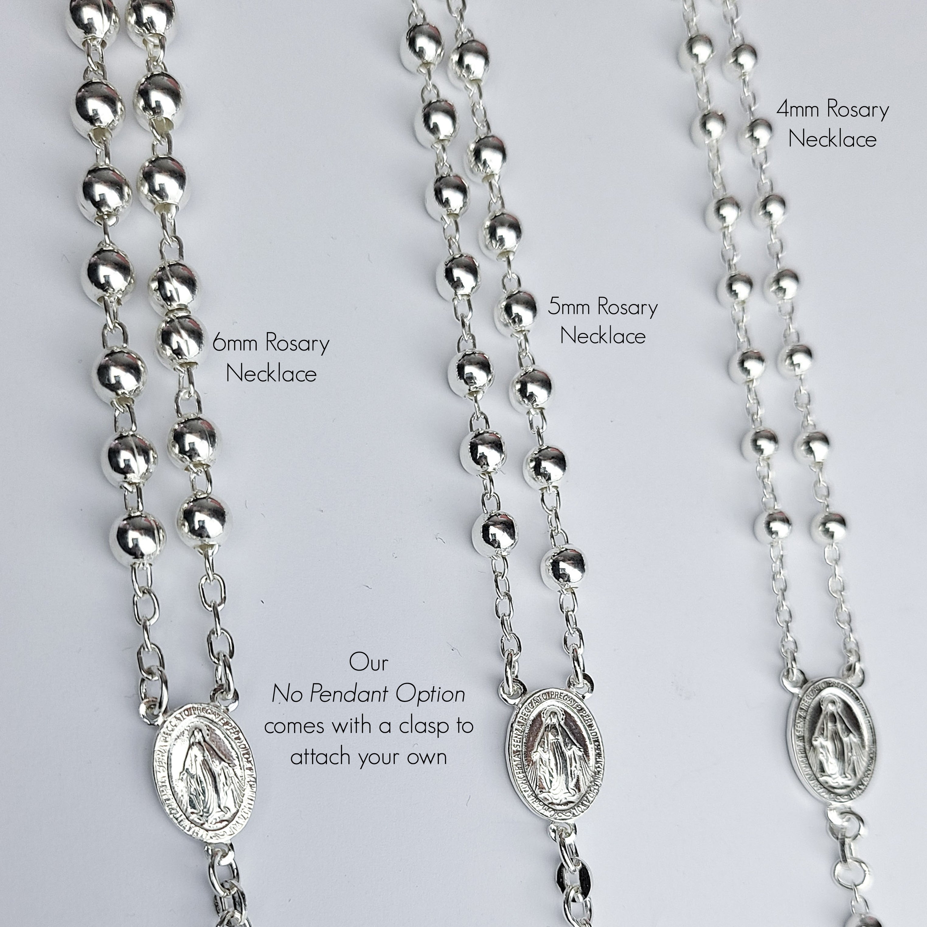 Collection of Baroque Cross Massive Rosary Necklace in a gallery layout