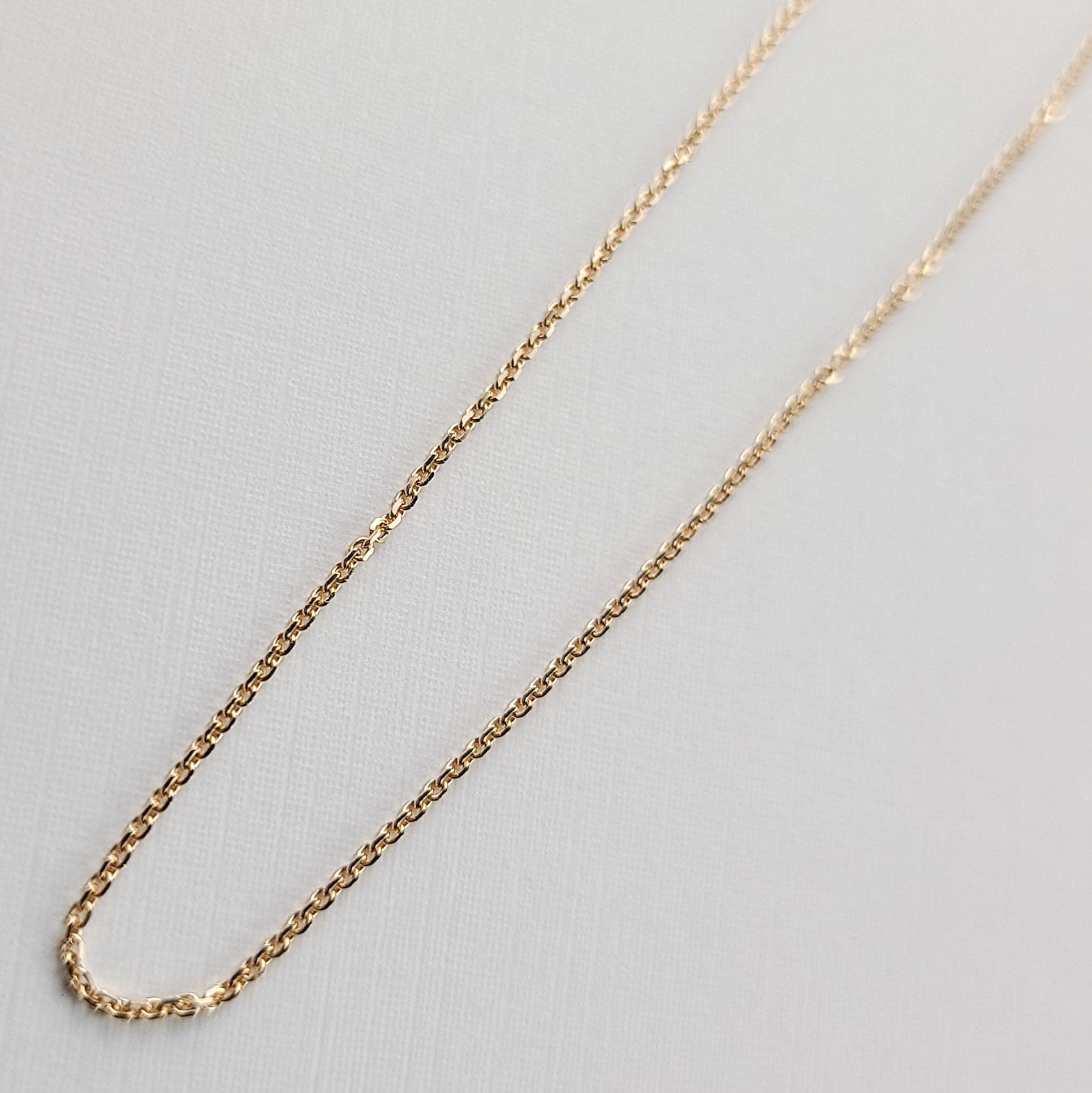 Rose Gold Chisel Cable Chain 10K - 14K