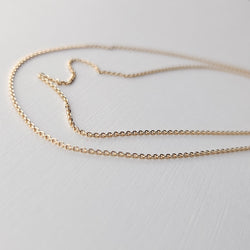 Collection of Rose Gold Chisel Cable Chain 10K - 14K in a gallery layout