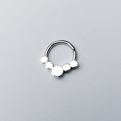 Collection of 5 Disc Boho Septum Ring in a gallery layout