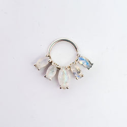 Collection of Statement Rainbow Moonstone Septum in a gallery layout