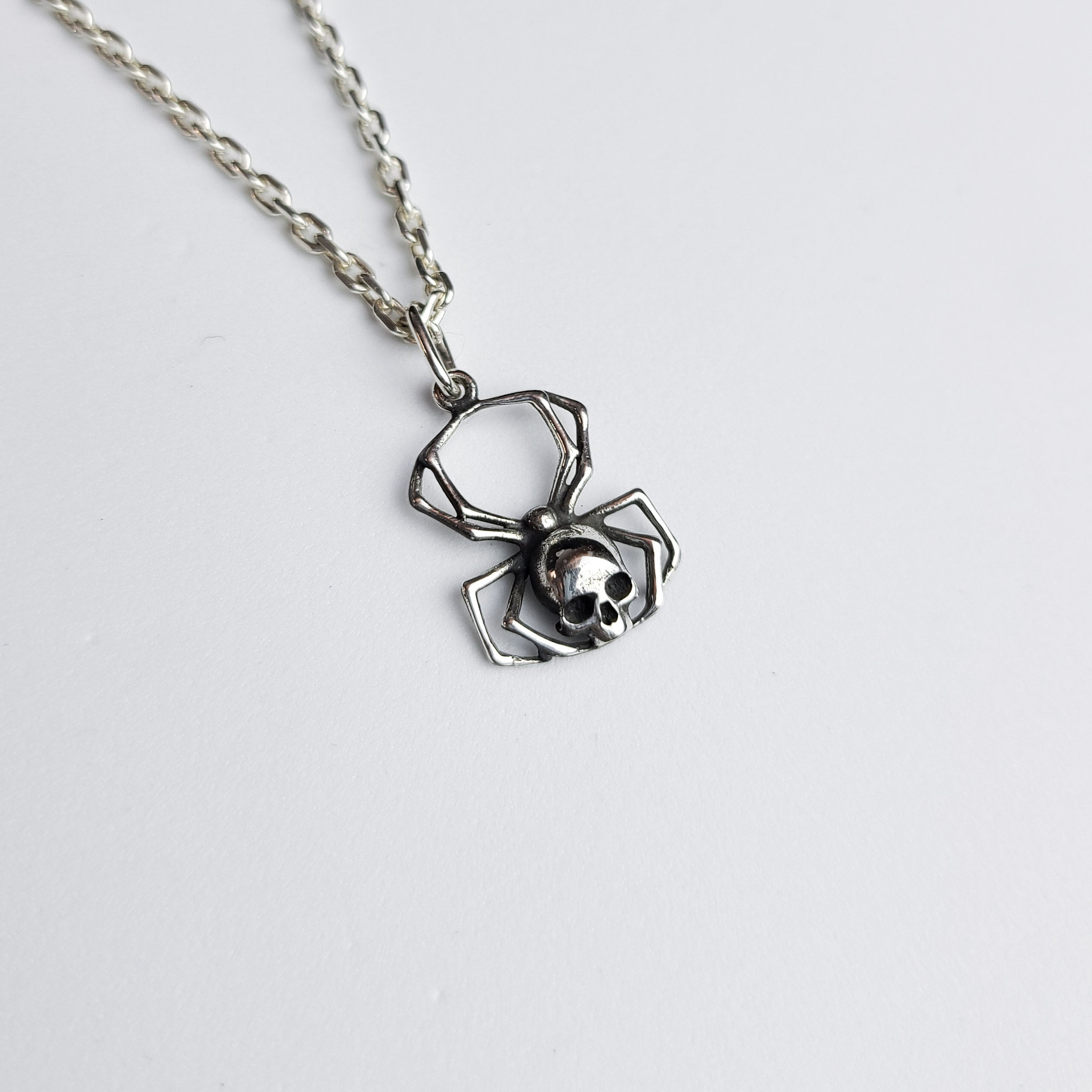Collection of Skull Spider Pendant in a gallery layout