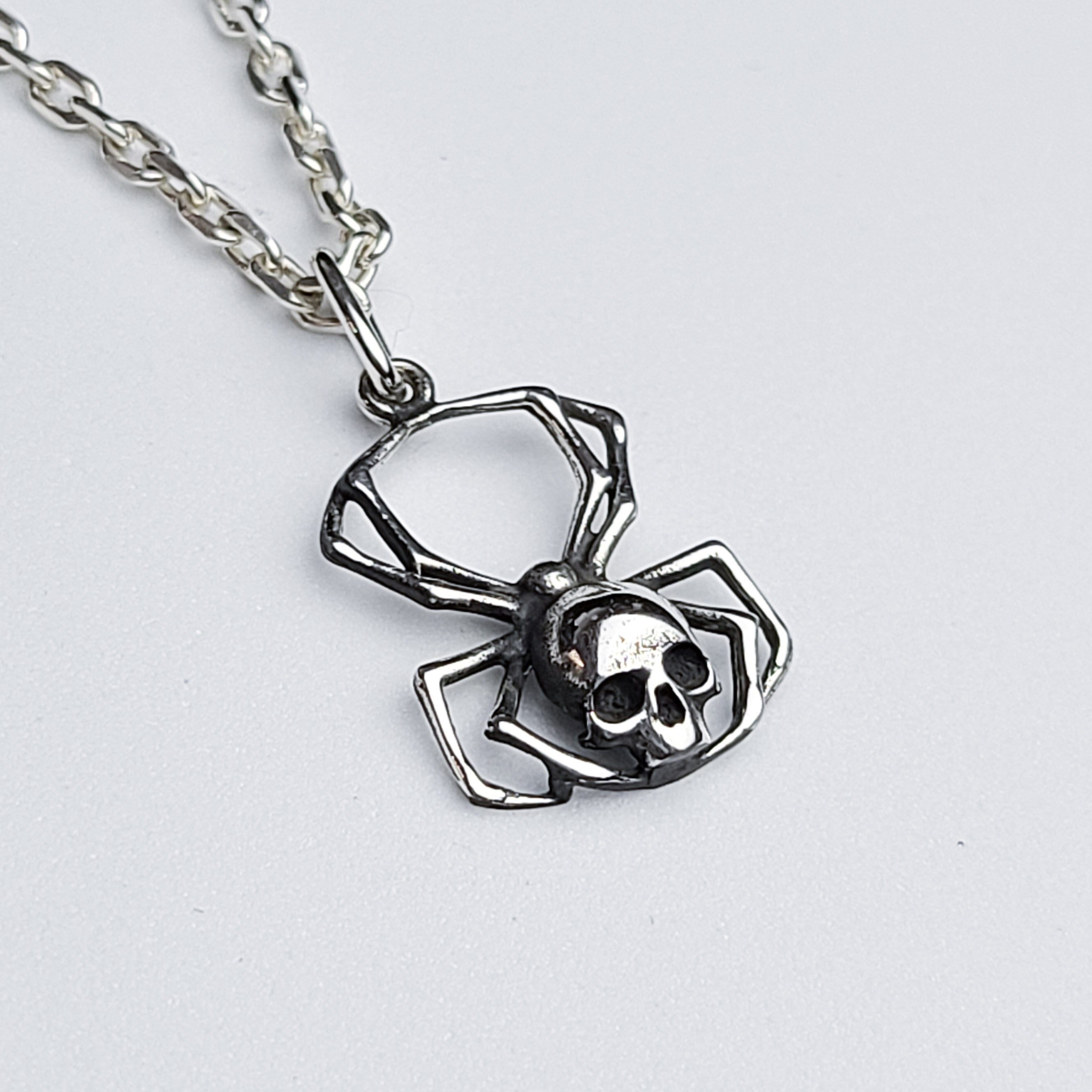 Collection of Skull Spider Pendant in a gallery layout