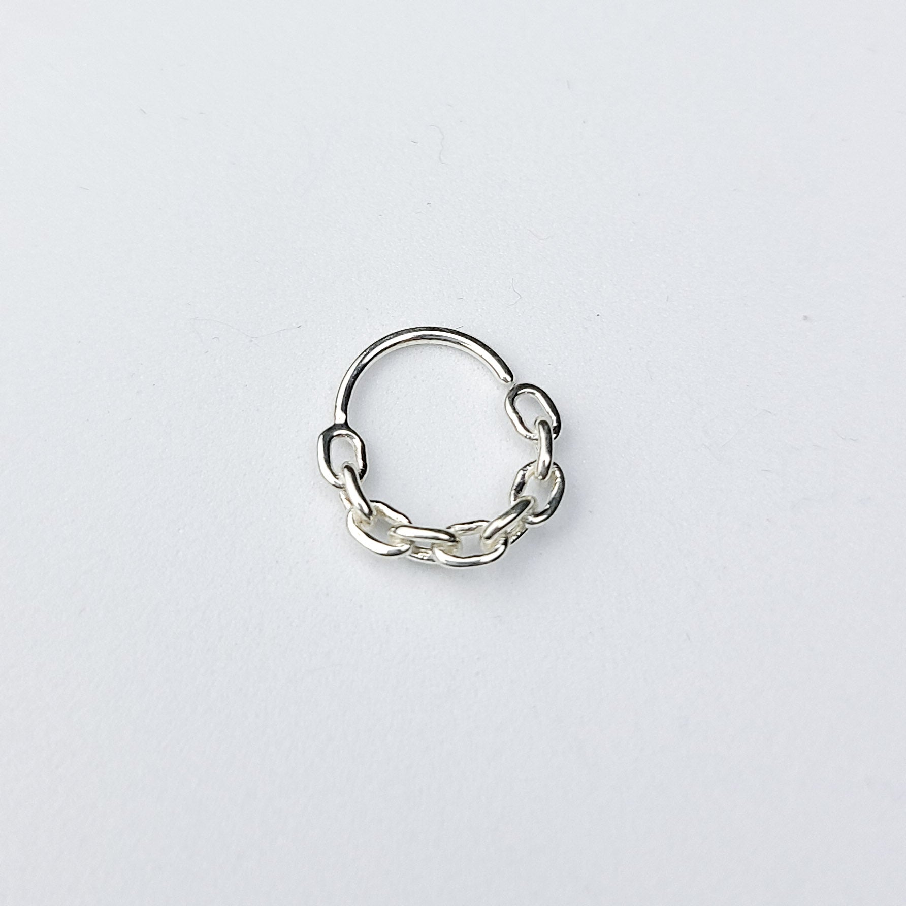 Collection of Solid Chain Septum Piercing in a gallery layout