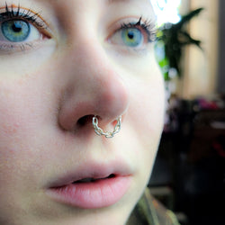 Collection of Piercing Septum Chaîne Solide in a gallery layout