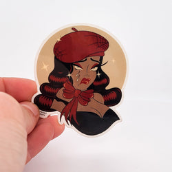 Collection of Marion Pin Up Sticker in a gallery layout