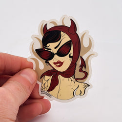 Collection of Tiffany Pin Up Sticker in a gallery layout