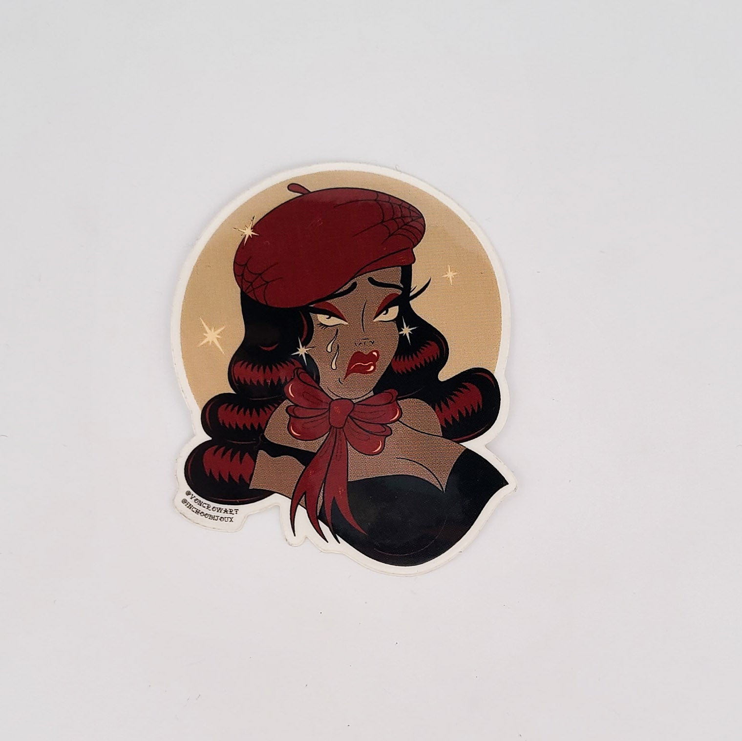 Collection of Marion Pin Up Sticker in a gallery layout