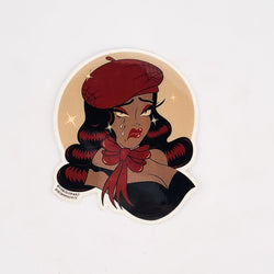 Collection of Marion Pin Up Sticker in a gallery layout