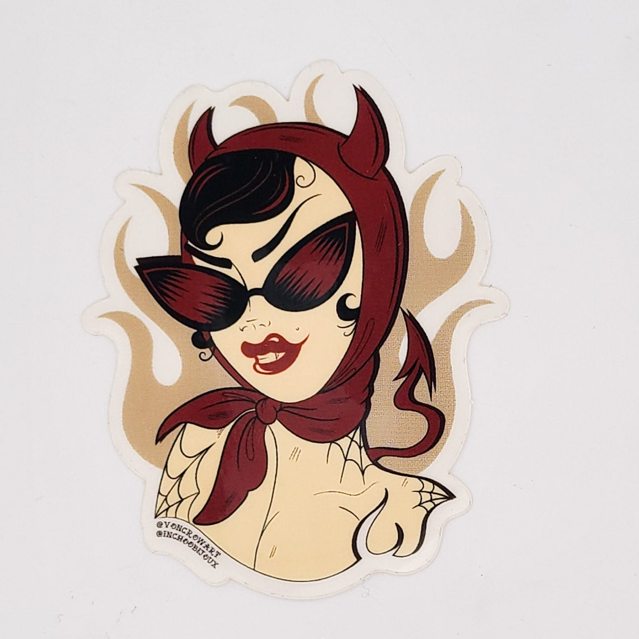 Collection of Tiffany Pin Up Sticker in a gallery layout