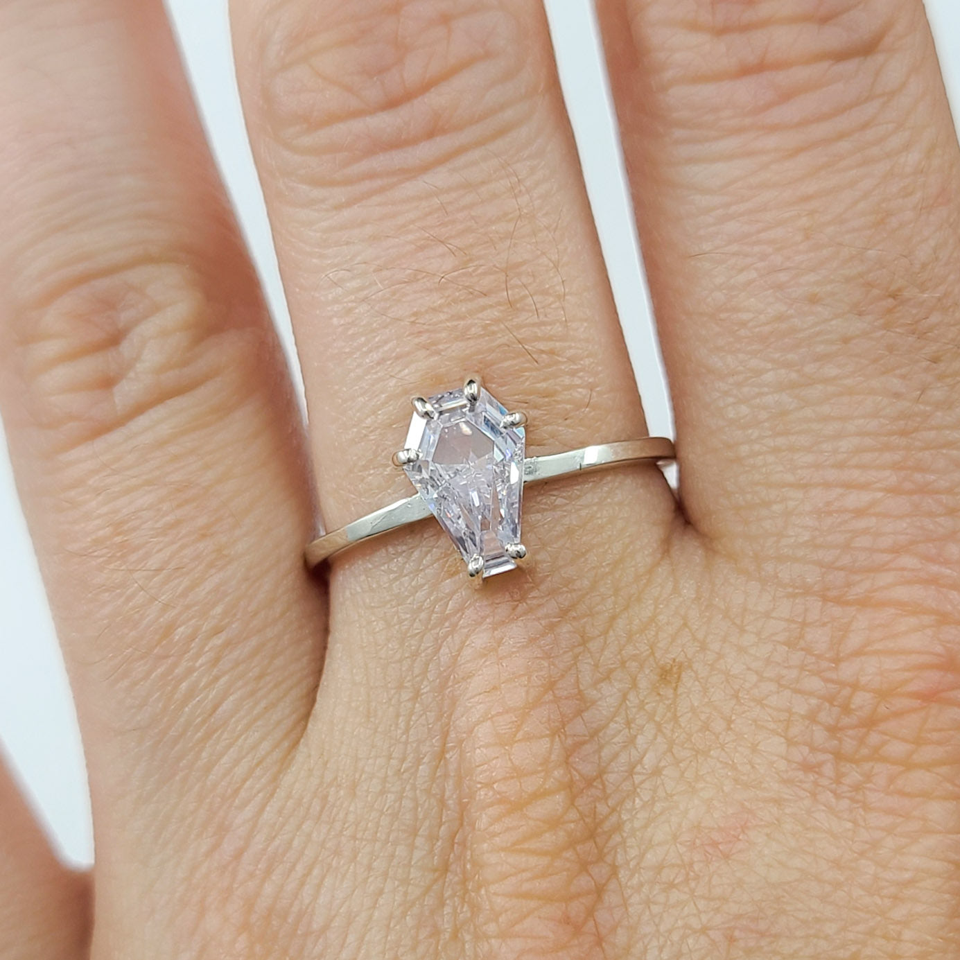 Collection of Cute Non Diamond Coffin Ring 6x9 in a gallery layout